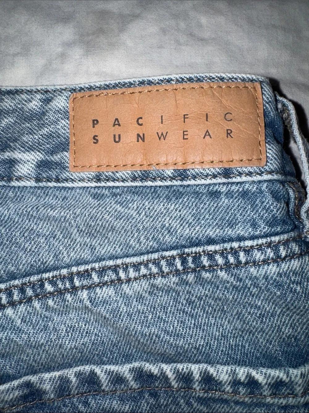 PacSun High Rise Festival Denim Cutoff Shorts Button Fly Size 27